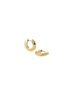 Toni Small Hinged Gold Hoops