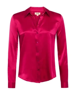 Tyler Ruby Silk Blouse