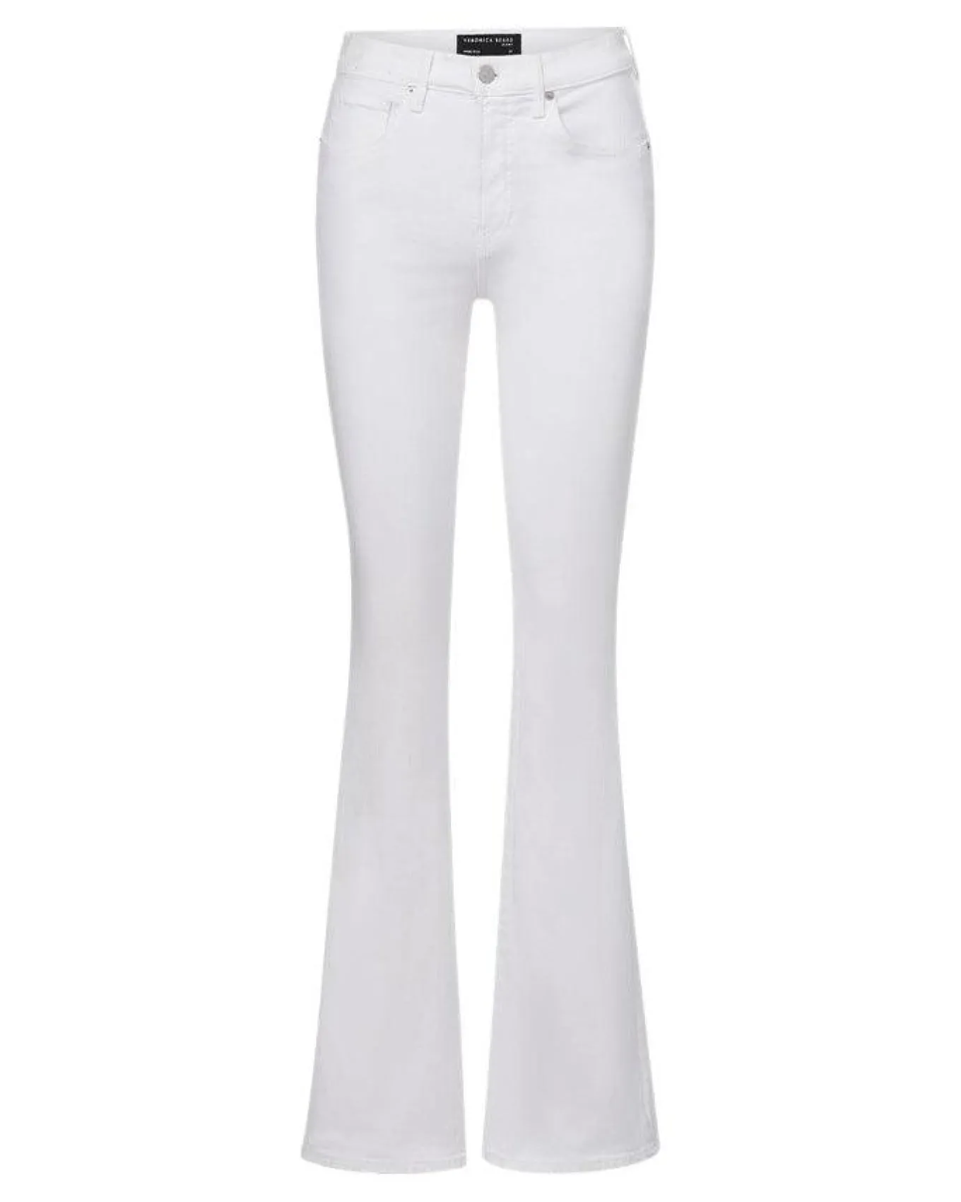 Veronica Beard Beverly Skinny Flare Jeans White