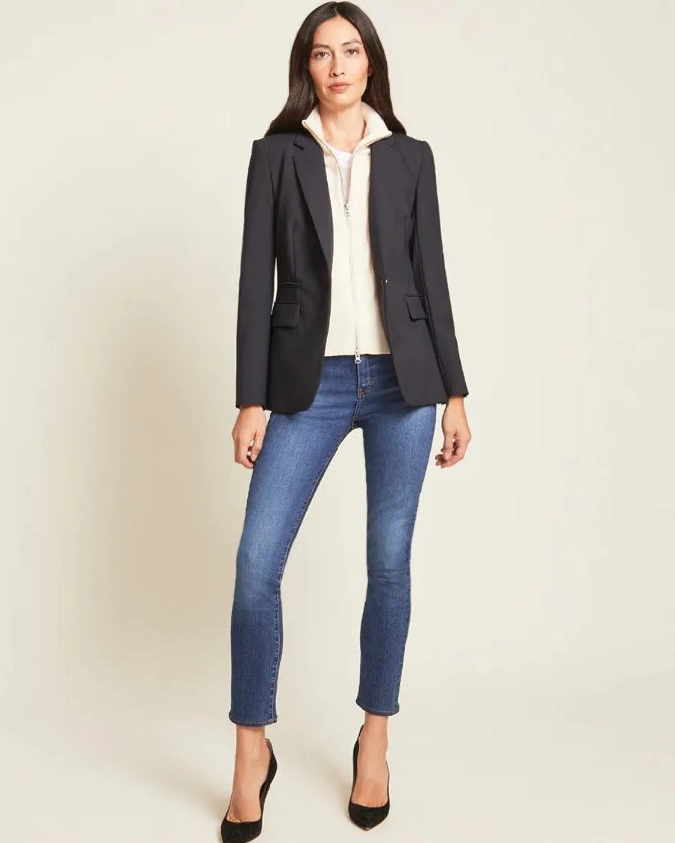 Veronica Beard Cashmere Uptown Dickey