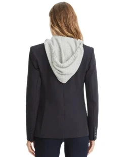 Veronica Beard Cashmere Wool Hoodie Dickey