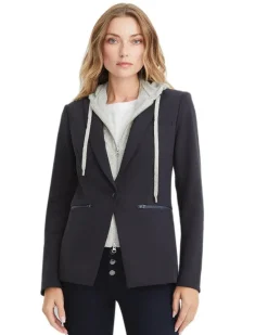 Veronica Beard Cashmere Wool Hoodie Dickey