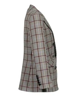 Veronica Beard Ellette Plaid Dickey Jacket