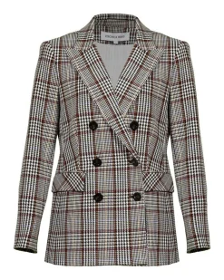 Veronica Beard Ellette Plaid Dickey Jacket