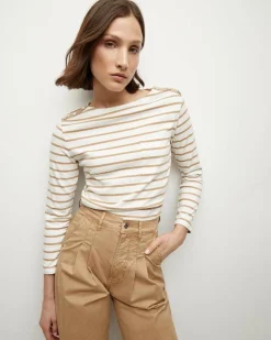 Veronica Beard Hovey Stripe Top