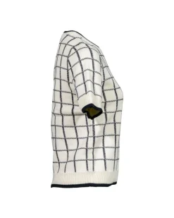 Veronica Beard Krissa Check Pullover