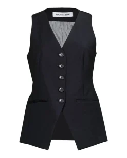 Veronica Beard Liff Stretch Linen Vest