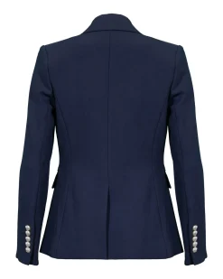 Veronica Beard Miller Dickey Jacket Navy-Silver