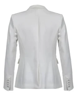Veronica Beard Miller Dickey Jacket Off White