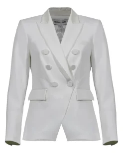 Veronica Beard Miller Dickey Jacket Off White