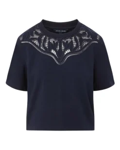 Veronica Beard Monty Embroidered Tee