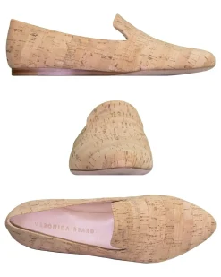 Veronica Beard Natural Cork Loafer