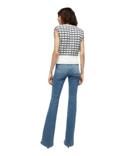 Veronica Beard Nazife Cotton Sweater Tank