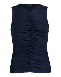 Veronica Beard Neeta Ruched Tank Top