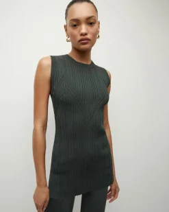 Veronica Beard Semma Ribbed Tank
