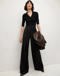 Veronica Beard Sonia Wide Leg Pant