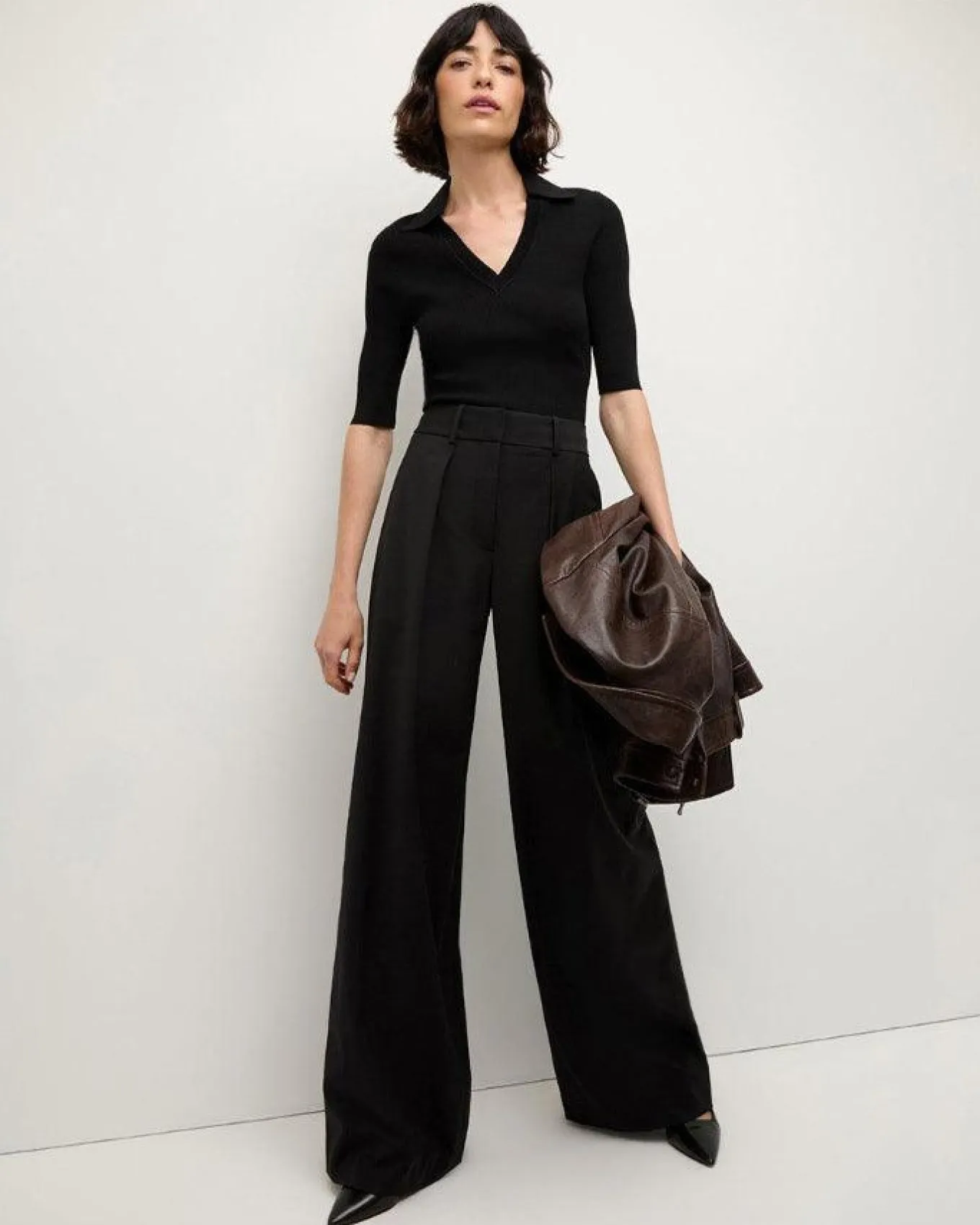 Veronica Beard Sonia Wide Leg Pant