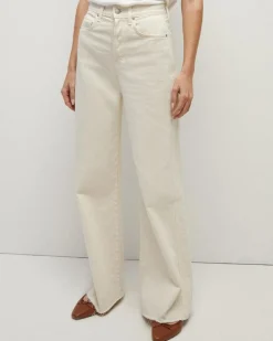 Veronica Beard Taylor High Rise Wide Leg Jeans