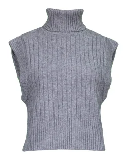 Wool-Cashmere Ribbed Vest