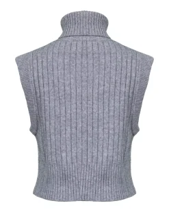 Wool-Cashmere Ribbed Vest